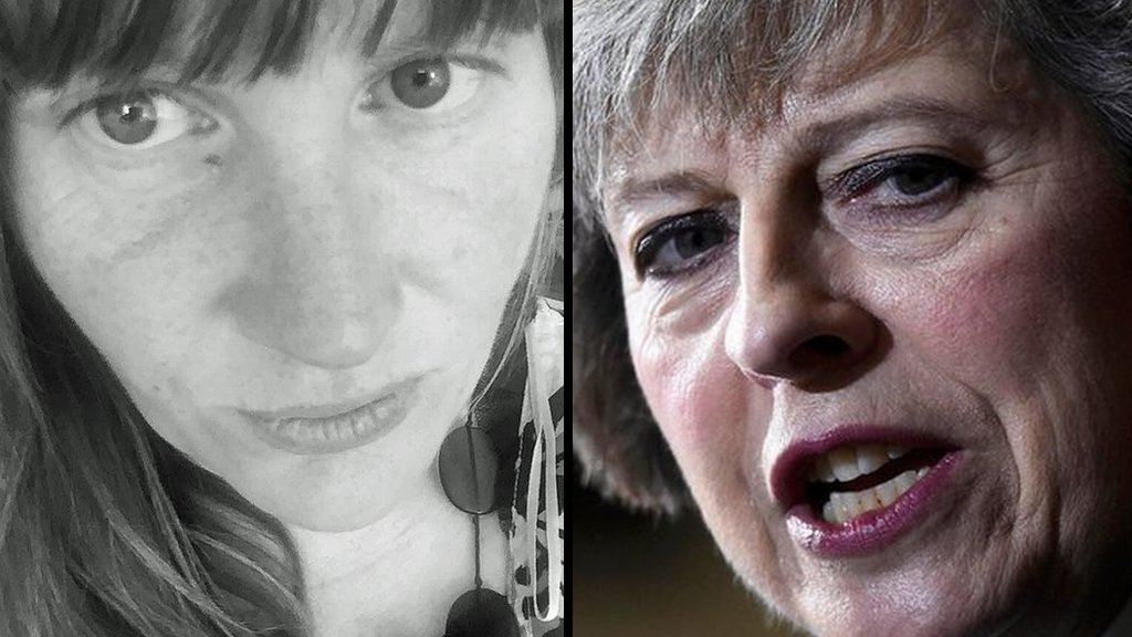 BBCNews's tweet photo. 'Wrong Theresa May' demands apology for Donald Trump mis-tweet https://t.co/IFBoUD5mcU https://t.co/EoK0ZWi1sA