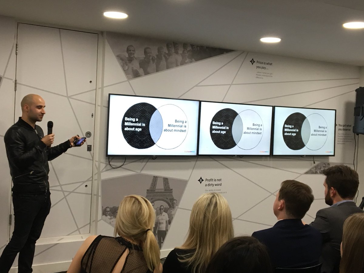 YEPLondon's tweet photo. ‘Millennial is a divisive term’ this slide split the room #workplacechange #millennial https://t.co/yd1UCAaOqr