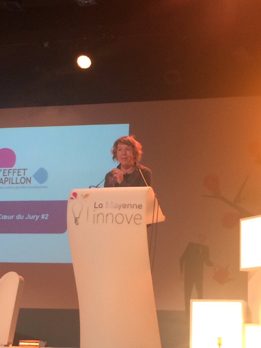 estellelebe's tweet photo. L'effet papillon remporte le 2eme coup de cœur du jury #lamayenneinnove https://t.co/MqeOPwc1ab