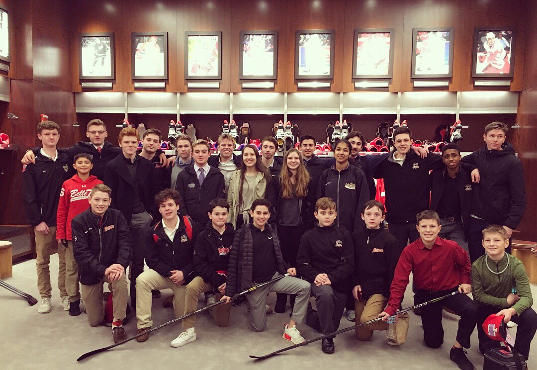 DHAinfo's tweet photo. A big thank you @DetroitRedWings for your hospitality today! The student athletes had a great time watching morning skate &amp; getting a tour of @LCArena_Detroit #schoolcomesfirst #dhafamily #detroit #gowings #littlecaesarsarena #hockey #school #fieldtrip #getbettereveryday https://t.co/giVPbReta4