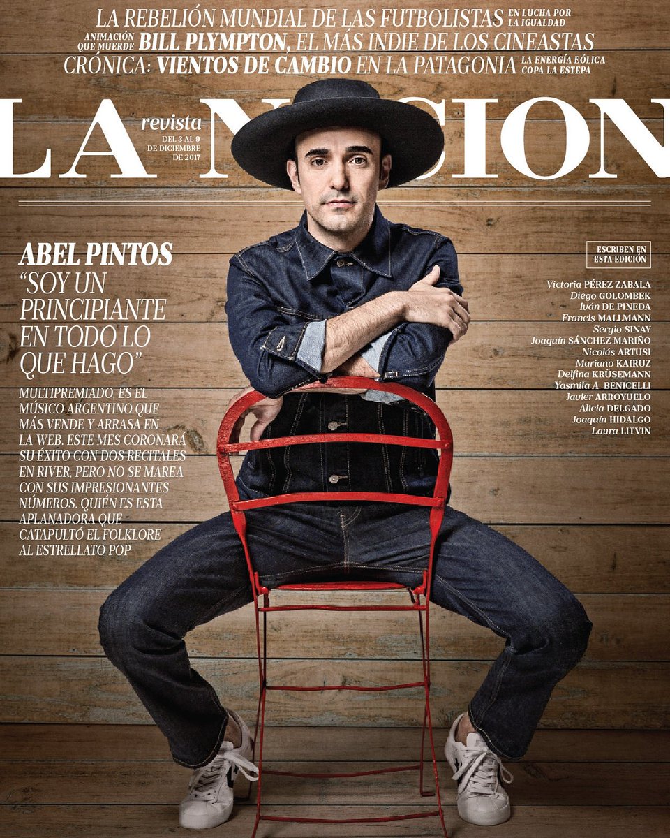 LNRevista's tweet photo. El domingo en @LNRevista la aplanadora @AbelPintos antes de sus shows en River! Los secretos del artista más exitoso! https://t.co/qN3ePEa0y9