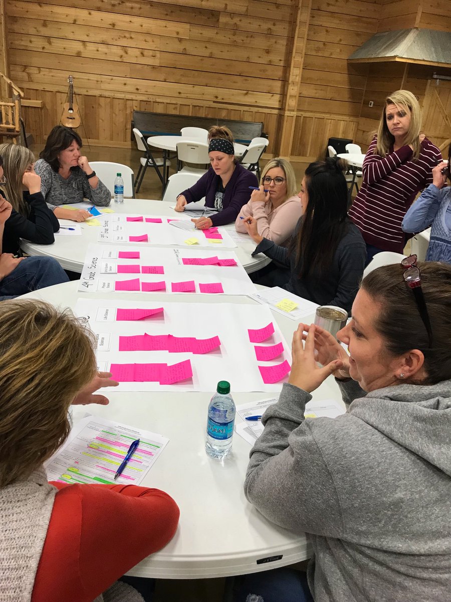 ChrisVTempleton's tweet photo. 3rd, 4th, and 5th grade science teachers looking at the progression of identified priority standards vertically; making sure they’re effectively supporting 5th grade! Fabulous work! @willardschools #wpslearnwell https://t.co/0QYh4qXkUn