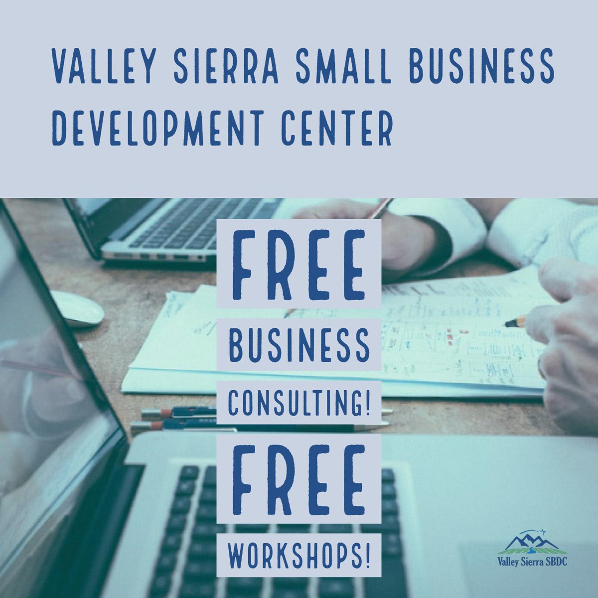 VSSBDC's tweet photo. At the #VSSBDC we're here to help you start or develop your #smallbiz ! Stop by one of our locations today and learn about our free services or register for one of our classes online! https://t.co/enHiglCxOV https://t.co/HZ3KEbxcJC