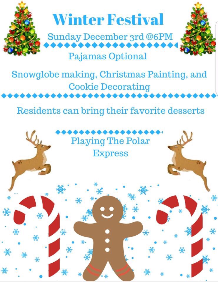 Come out Sunday and get in the hoilday spirit before exams! 🎄🚞