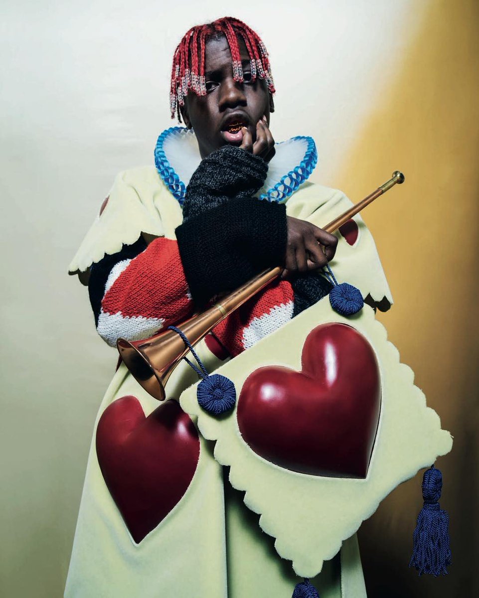 Pirelli__ME's tweet photo. The 2018 #PirelliCalendar sees @lilyachty as the Queen’s Guard: living at the mercy of the Queen of Hearts. #InTheCal
#Pirelli #PirelliCalendar #TheCal2018 #hollywood #london #onset #aliceinwonderland #timwalker #photography #design https://t.co/NQncqouc23