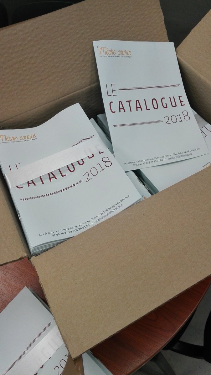 C'est Noël avant l'heure!! Et il est encore plus beau dedans! #nouveaucatalogue #catalogue2018 #vivelecinema #courtmetrage