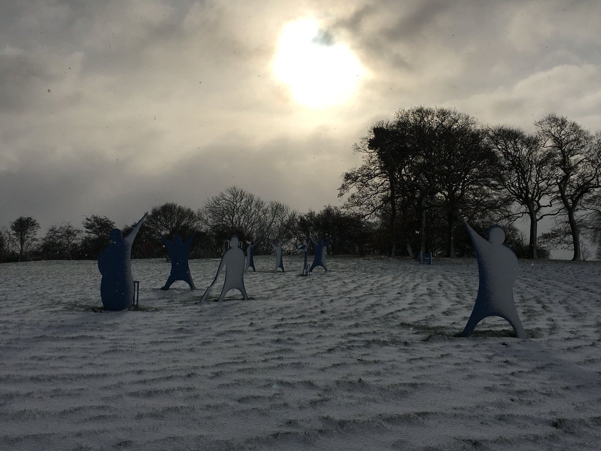 yorkslavender's tweet photo. The first snowfall this winter at Yorkshire Lavender https://t.co/JNCo2m8gLK