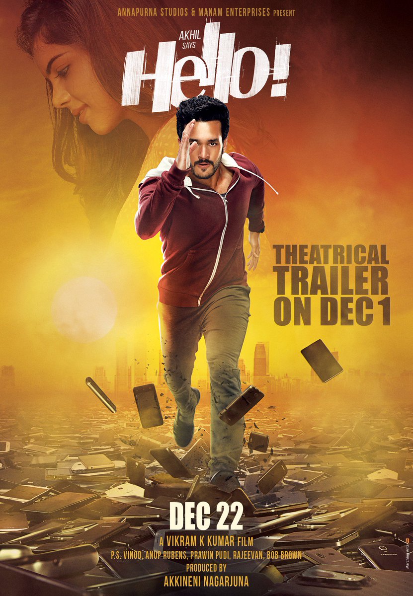 Hello_TheMovie's tweet photo. #Hello guys! Here's a sneak peek of our #theatrical #trailer which is all set to release tomorrow! Keep watching this space! #HelloOnDec22 https://t.co/xNKJNEM3Ma