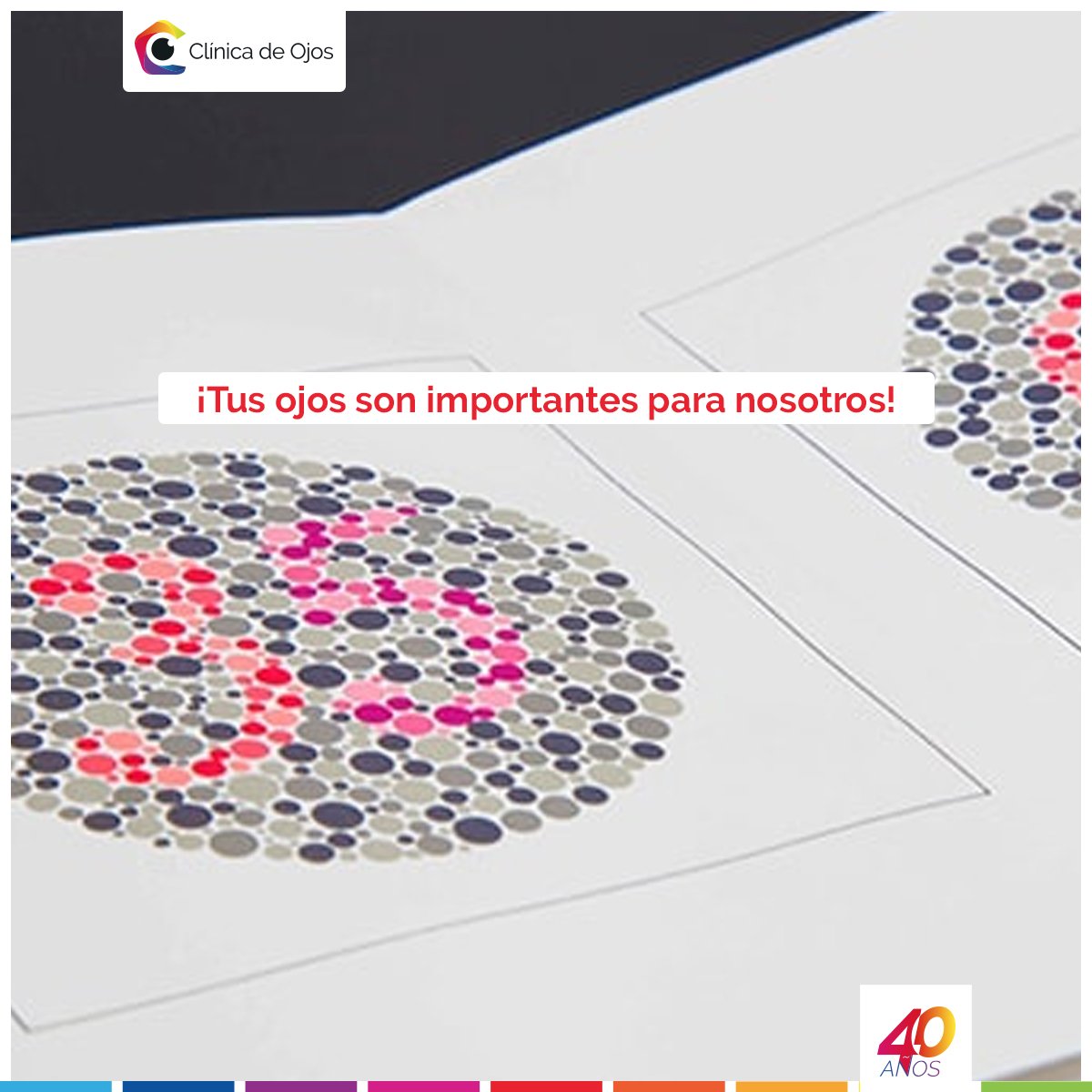 ClinOjos's tweet photo. ¿Sabías qué? La prueba de Fransworth es un examen que sirve para clasificar a fondo las alteraciones de la visión del color, permitiendo conocer exactamente el tipo de defecto al color. https://t.co/Bk2fVnvf5Q