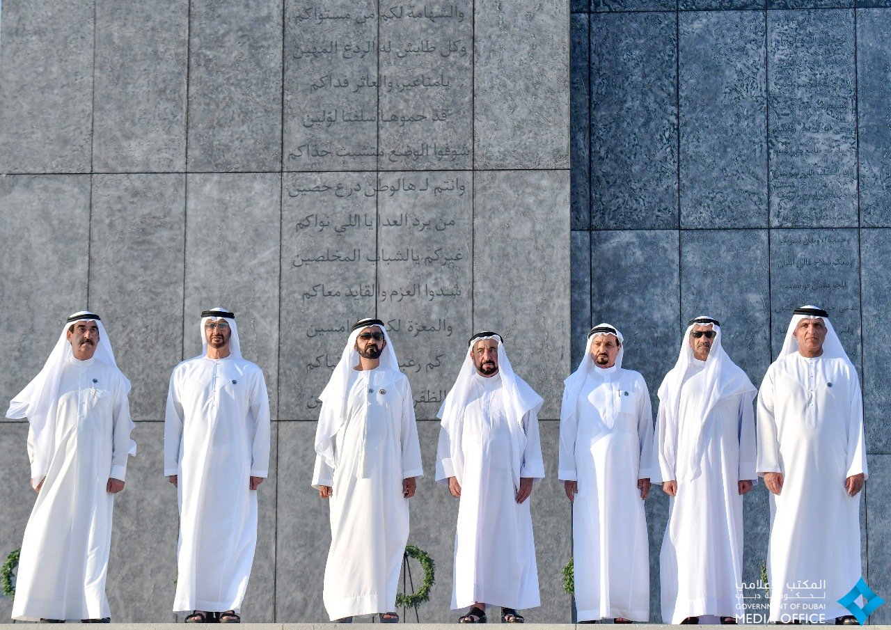 HHShkMohd, @MohamedBinZayed & Rulers of Emirates attend Commemorati...