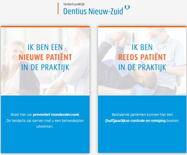 Dentius gaat mee met de nieuwste technologie! Sinds kort kunnen patiënten online hun afspraak boeken in onze Dentius praktijk Antwerpen Nieuw Zuid en Dentius Evere! Meer info op onze website.