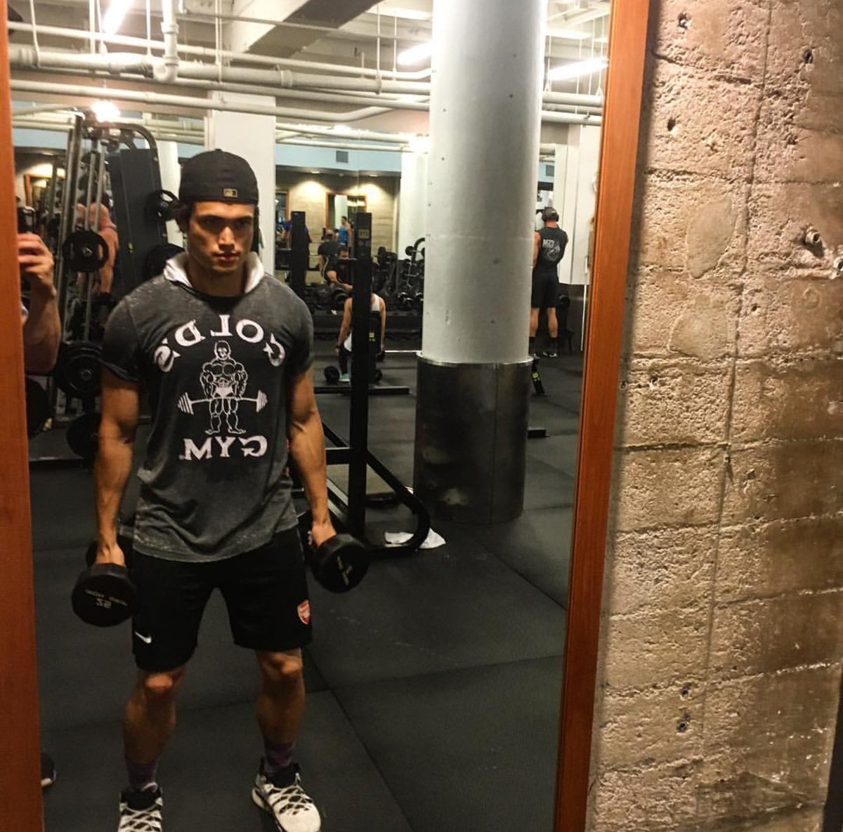 "If anyone needs me I'll be at the gym"
