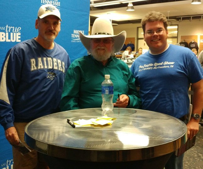 justinreedradio's tweet photo. @JustinDReed, Johnny Reed, &amp; @CharlieDaniels! #TJRS208 @WMTSradio @countrymusichof https://t.co/hxucpIFuLS