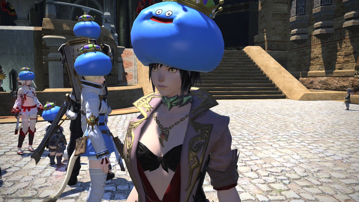 なつ Ff14 ひろ Dq10 A Twitter Ff14 Dq10コラボで被り物したり ぱふぱふしたりｗ