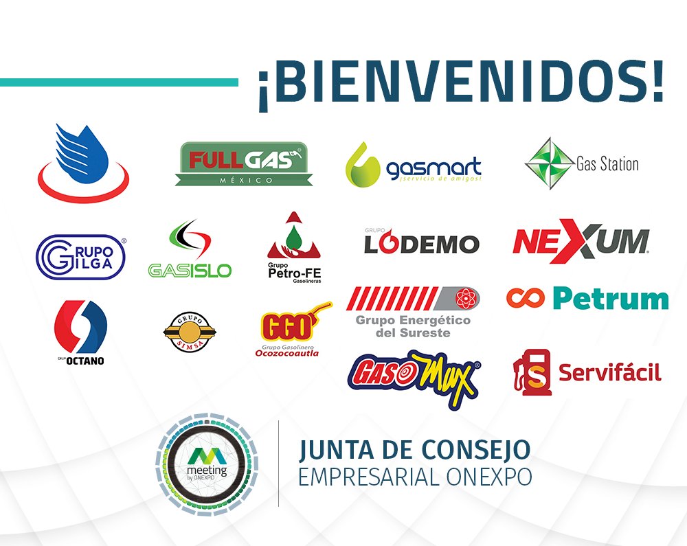 OnexpoNacional's tweet photo. ¡Bienvenidos! Gracias por su participación en la Junta de Consejo: #CombuExpress, @FullGas_Mx, @Gasmartmx, #GasStation, @GrupoGilga, #GasIslo, @GrupoPetroFE, #Lodemo, @EstacionesNexum, @GrupoOctano, @Grupo_SIMSA, #GGO, @FranquiciasGes, @petrum_mx, @GasomaxOficial y @ServifacilGas https://t.co/3oklrN1ZkL
