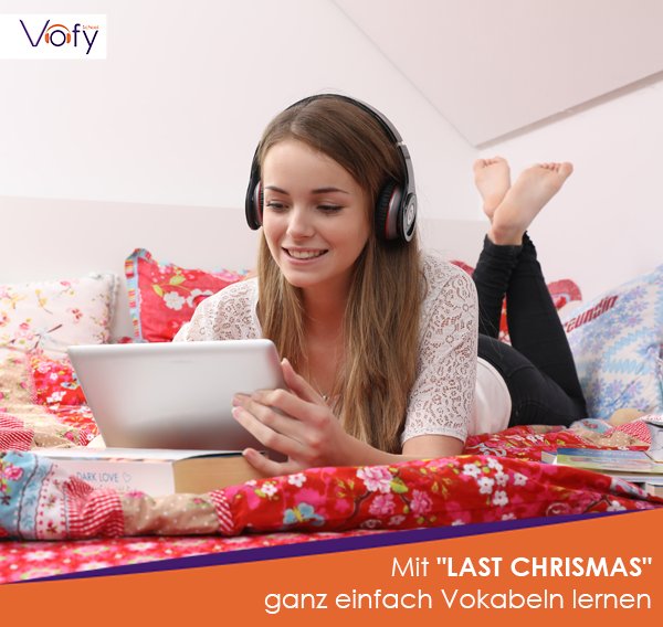 Mit Last Christmas ganz nebenbei 106 verschiedene #Vokabeln lernen. Hier geht´s direkt zum #Song: bit.ly/vofy_lastchris… #lastchristmas