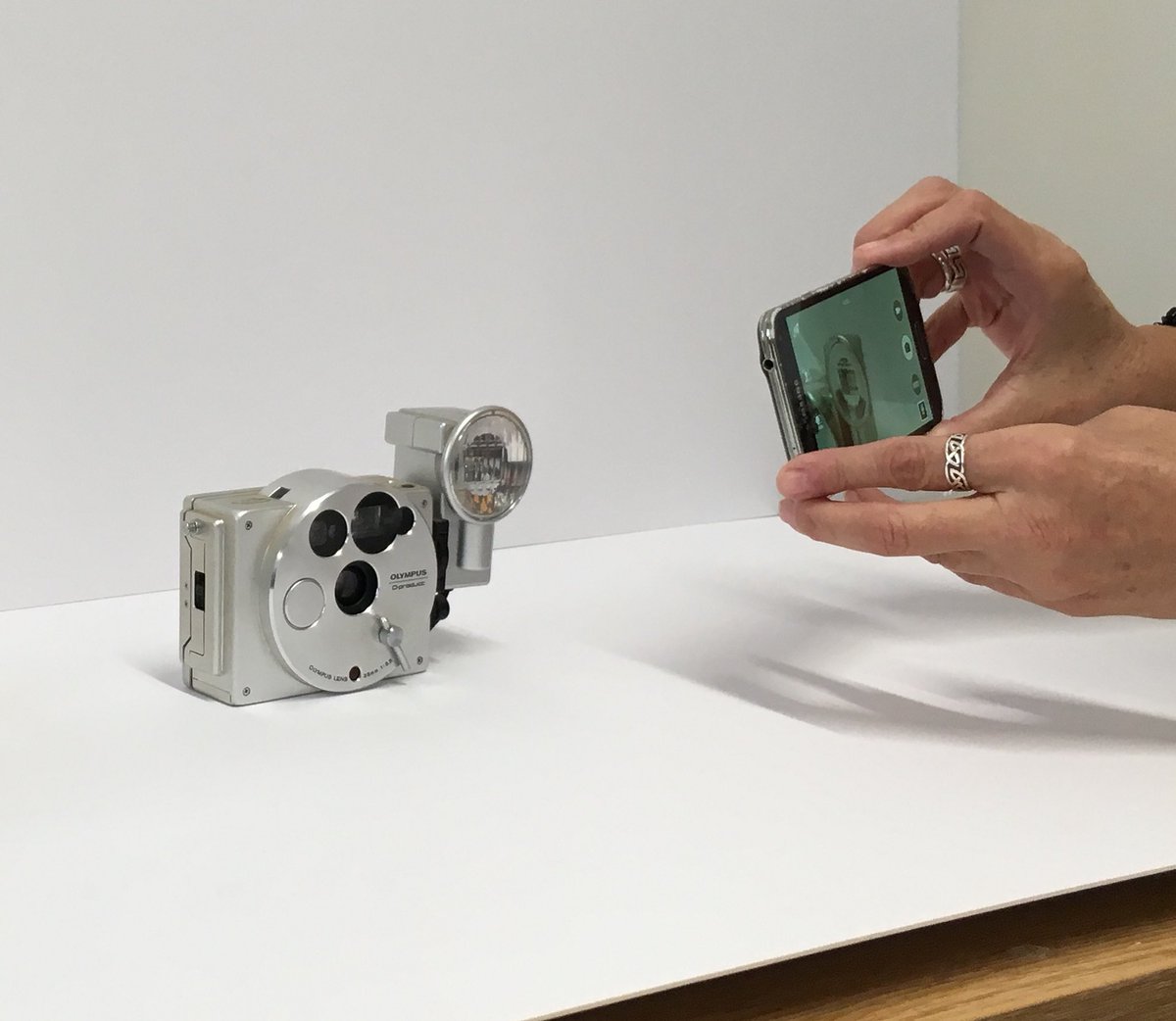 Having a go at today’s Smartphone Photography Workshop <a href="/DerbyUniArts/">University of Derby School of Arts</a> #thebighouse #ERDF