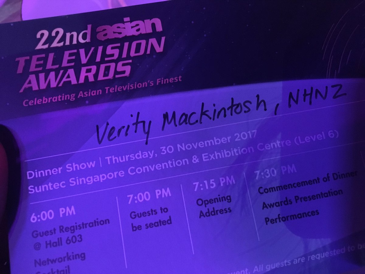 V_Mackintosh's tweet photo. Surreal 24hrs! Thanks to everyone who supports me and my dreams. #WellingtonNZ #ATA2017 #Nzfilm. Off to #AsiaTvForum tomorrow! https://t.co/Xm4mNMUiwQ