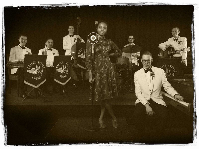 SwingProduction's tweet photo. More good news today:
Palace Avenue Swing including charismatic Cherise Adams-Burnett will play at #IsThereHop? Sunday party. https://t.co/6OR784Gc21