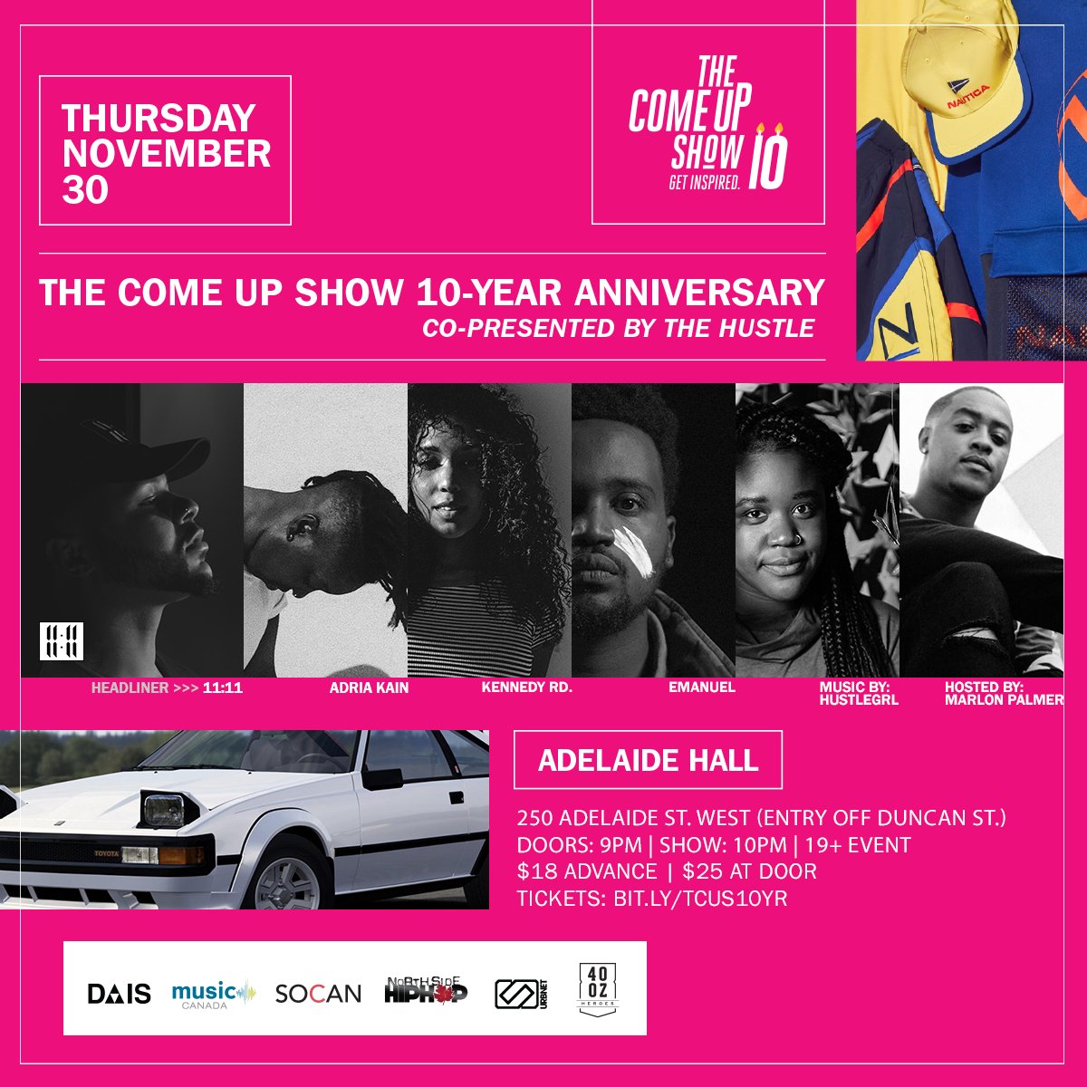 thecomeupshow's tweet photo. Who's coming through #TCUS10 tonight? Who are you most excited to see hit the stage? Let us know! Last min tickets here --> https://t.co/AG9DGSpFvA https://t.co/pHZC2sT8NN