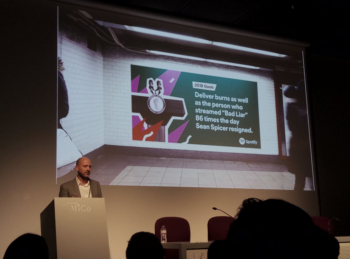 camillar2194's tweet photo. What's new from 2018? Have funziona whit @Spotify. 

#iabforum 
#iabforum2017 
@IABItalia https://t.co/rChKgeljuc