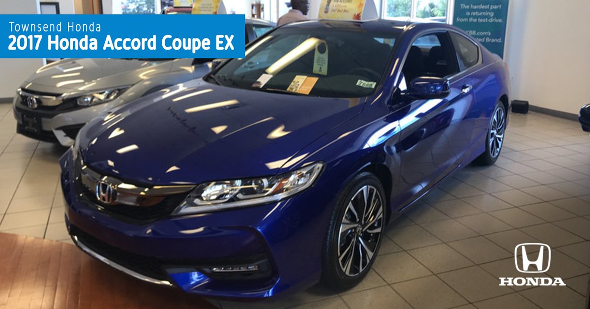 townsendhonda's tweet photo. Inspire your friends and family with our new 2017 @Honda #Accord EX Coupe for $25,420! #testdriveTownsend https://t.co/94HZ5hmThZ https://t.co/ruZRvU3UK5
