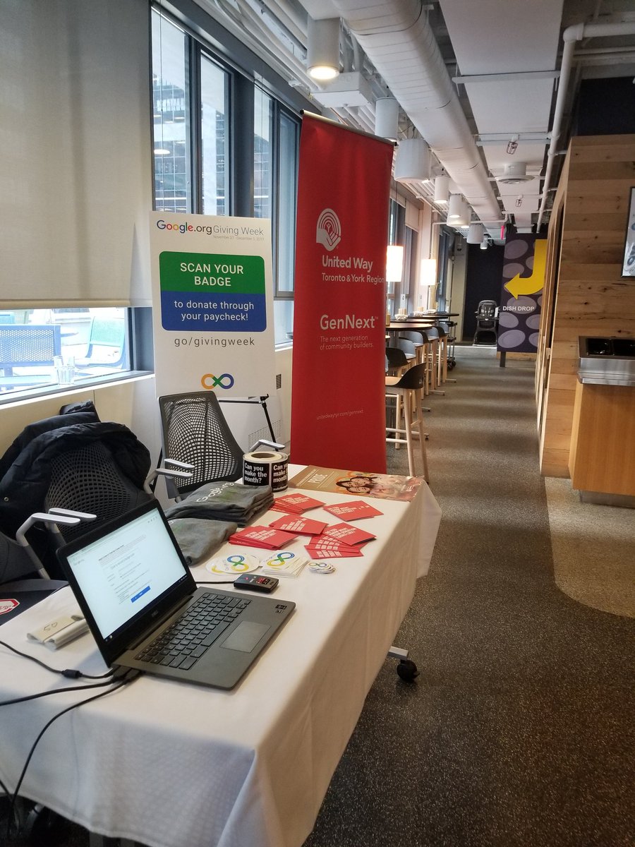 Nichhholi's tweet photo. Thank you #GoogleCanada for inviting @unitedwaytyr to #GoogleGivingWeek today https://t.co/GkfeE2PKoi