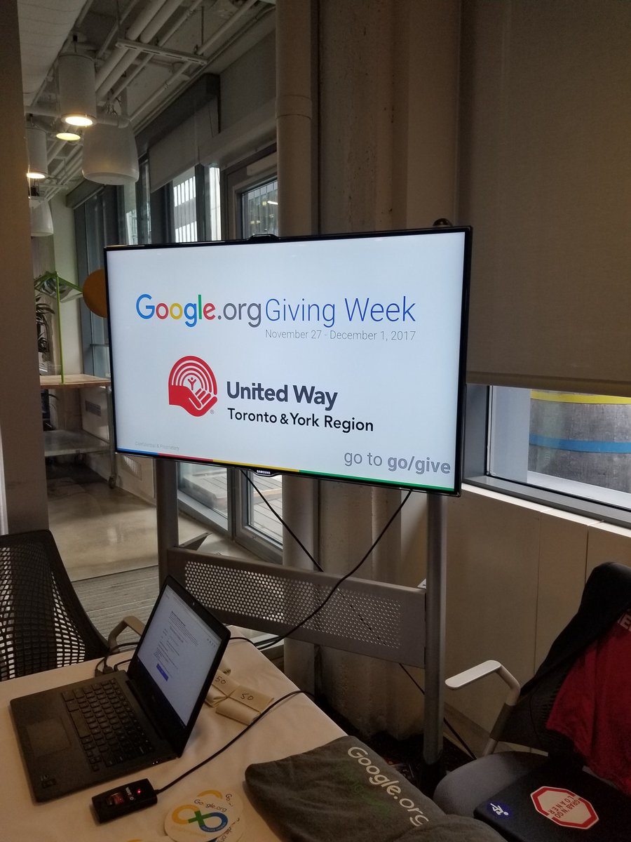 Nichhholi's tweet photo. Thank you #GoogleCanada for inviting @unitedwaytyr to #GoogleGivingWeek today https://t.co/GkfeE2PKoi