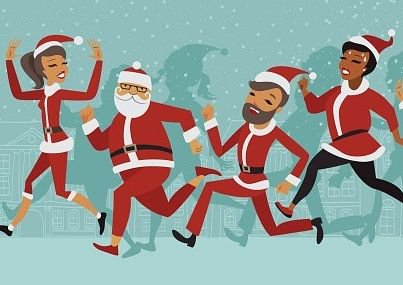 3 days until the charity fun run, this  Sunday (3 Dec) - Put on your best festive costume &amp; join us! Book on eventbrite: socsi.in/ZsgPU