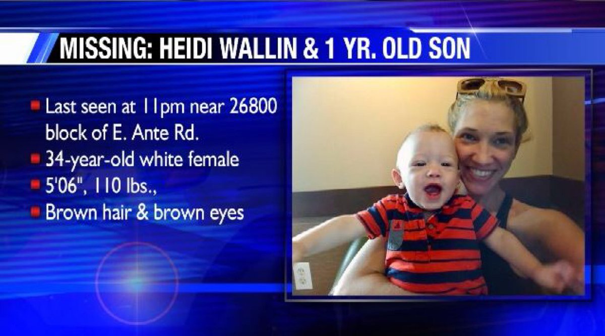 casey_g_lund's tweet photo. One more time — here is a description of the woman #SCSO needs your help finding. If you know where Heidi Wallin and her 1 y/o son are please call 911 or #CrimeCheck @ 456-2234 #KXLY https://t.co/bM2xzg34XX