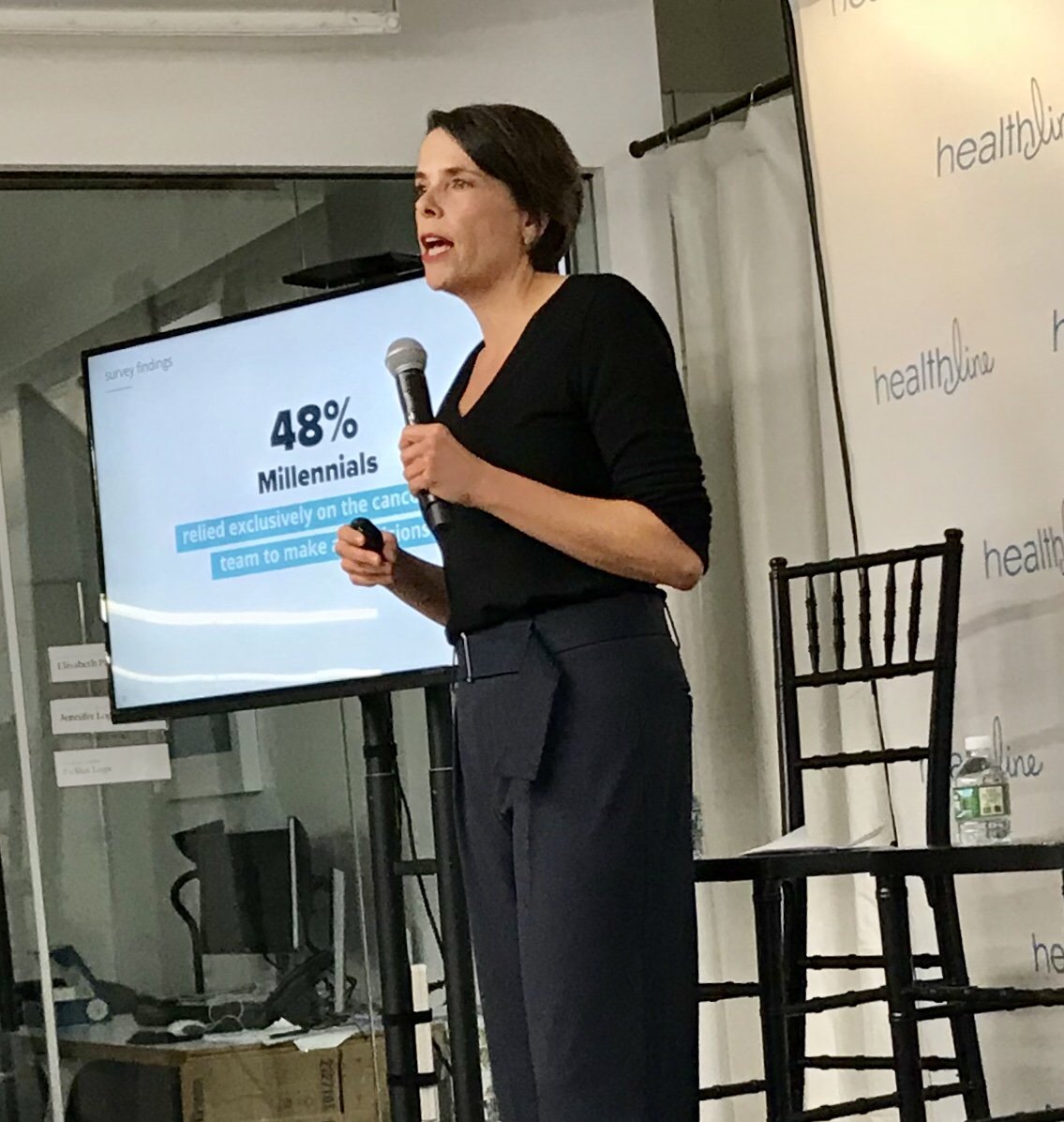 MountSinaiNYC's tweet photo. 48% of #millennials relied exclusively on their #cancer team to make decisions. #StateOfCancer https://t.co/mY9x8DX1gw