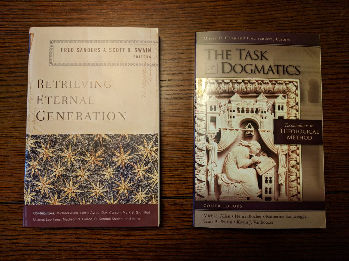 Excited to have copies of the two books I contributed essays to - both released this month. #LATC2017 #ProNicene
