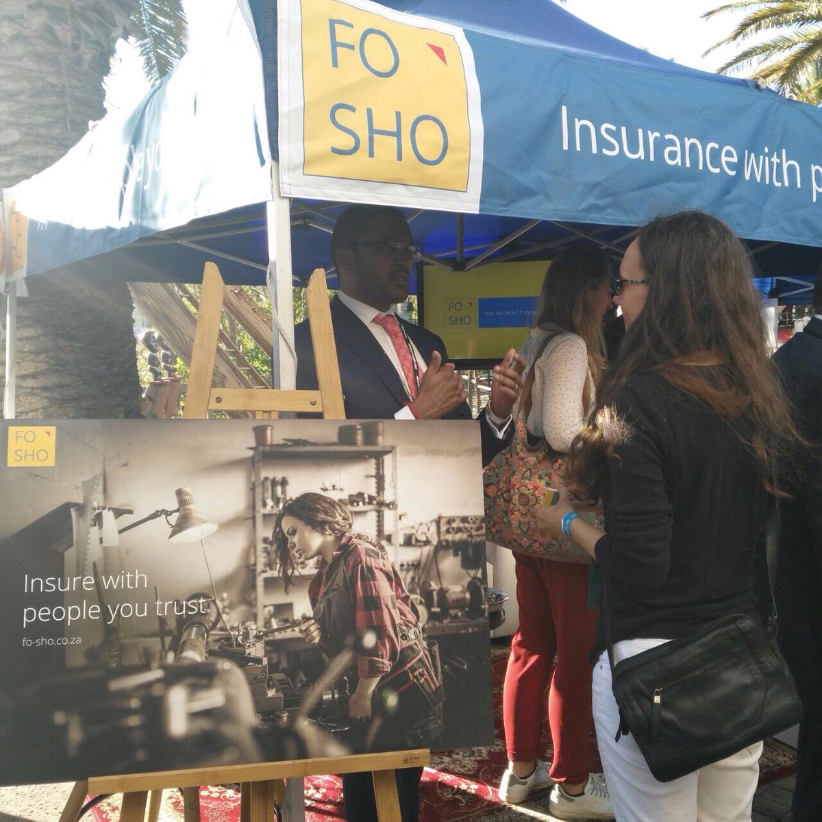 PopMathobela's tweet image. Insurance with the people you trust. - @zaFOSHO #sbccapetown #TheNewFword 👍🤗