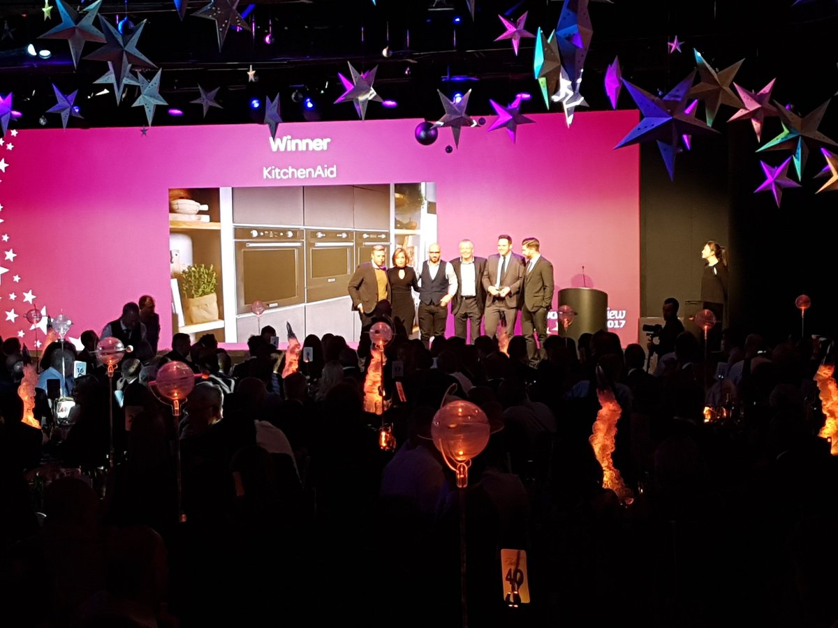 ekbbusiness's tweet photo. And our Star Product - Kitchens winner is @KitchenAid_UK  #EKBBizAwards https://t.co/VAF6gTIo9s