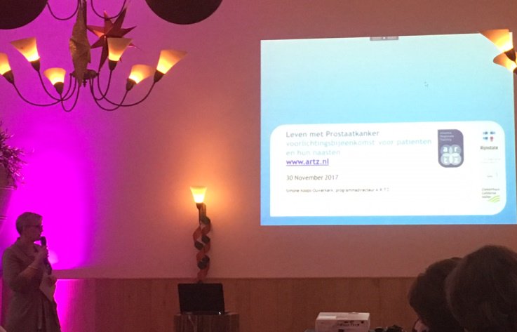 ARTZ ziekenhuizen (@artz_info) on Twitter photo Vandaag de eerste ARTZ-bijeenkomst voor patiënten. Een info-bijeenkomst over 'Leven met #prostaatkanker' voor patiënten met prostaatkanker en hun naasten. <a href="/Rijnstate/">Rijnstate</a> <a href="/GelderseVallei/">Ziekenhuis Ede</a> <a href="/Slingeland_ZH/">SlingelandZiekenhuis</a> Vandaag de eerste ARTZ-bijeenkomst voor patiënten. Een info-bijeenkomst over 'Leven met #prostaatkanker' voor patiënten met prostaatkanker en hun naasten. <a href="/Rijnstate/">Rijnstate</a> <a href="/GelderseVallei/">Ziekenhuis Ede</a> <a href="/Slingeland_ZH/">SlingelandZiekenhuis</a>