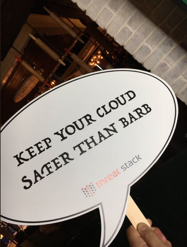 threatstack's tweet photo. Thanks to all who came out to join us in the Upside Down last night @BuddyVs for the Pub Crawl @AWSreInvent #SecurerThings #reInvent https://t.co/t9N6hAwJtH