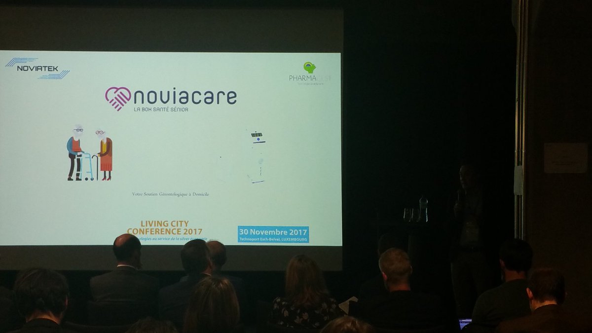 AwexLux's tweet photo. #LivingCity #SilverEconomie - Découvrez #Noviacare - la box santé au service du maintien à domicile de #Noviatek présentée par Régis Ciré #seniors #silvereco https://t.co/wJdfuoaYFx