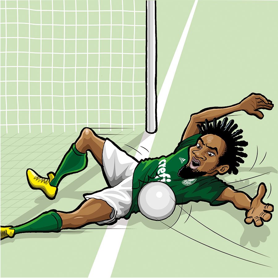 Ele acreditou, se jogou e com o peito tirou o gol quase certo! #ObrigadoZé