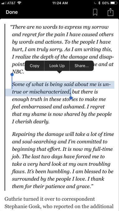And this is how you make your apology worthless @nbc @TODAYshow #MattLauer https://t.co/u8dmOtnTYC