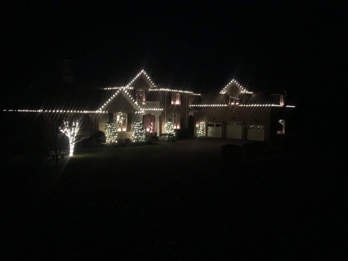 Our team has been having a lot of fun doing holiday lighting this year! It is hard work but the results make it all worth it!