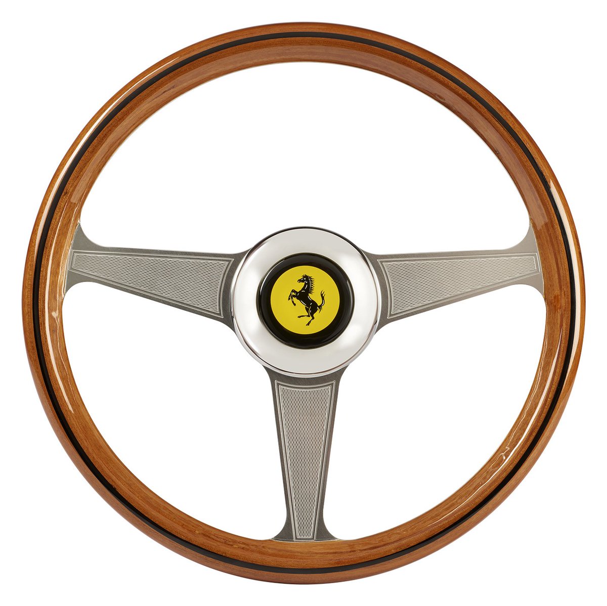 EricChulot's tweet image. Nuevo add-on Ferrari 250GTO de @TMThrustmaster a la venta a partir del 20, en madera, metal, logo cromado, objeto de colección, 100%vintage