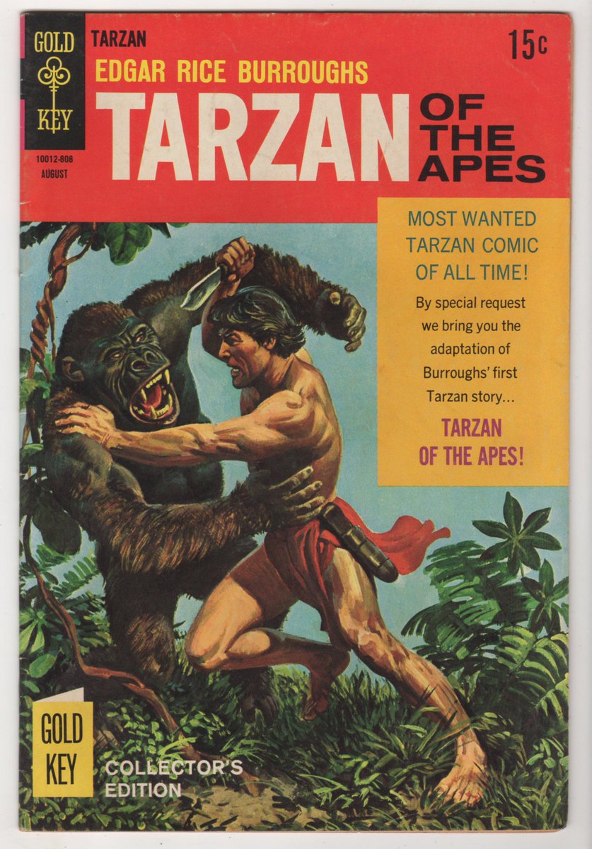 HypnoTronic's tweet photo. Tarzan of the Apes #178 from Gold Key, 1968 FN+ (6.5)
Our bargain price: Only $7.00 bucks!
#hypnotronic #statenIsland #comics1968 #goldKeycomics #EdgarRiceBurroughs #tarzan #russManning https://t.co/ZIcVBbvLq9