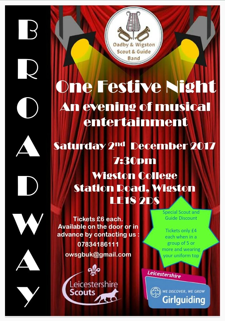 owsgb's tweet photo. @GirlguidingOW please could you share our poster for our fund raising concert. Thank you https://t.co/XiJPiIMGZv
