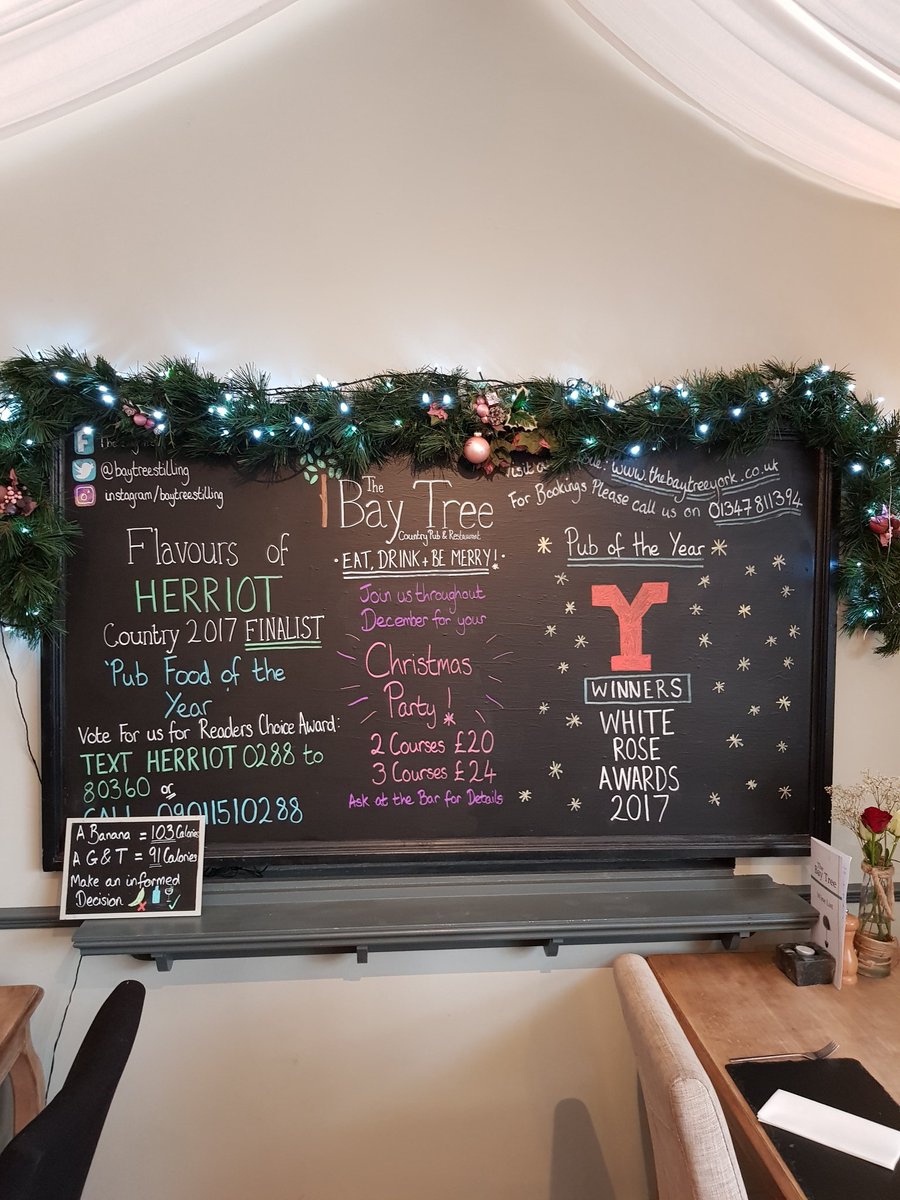 harriet_scott's tweet photo. @BayTreeStilling closed for lunch tmrw due to @FlavoursAwards Can we do the double? #christmaswish #wishusluck #fingerscrossed #finalists https://t.co/KgE8L2oP3y