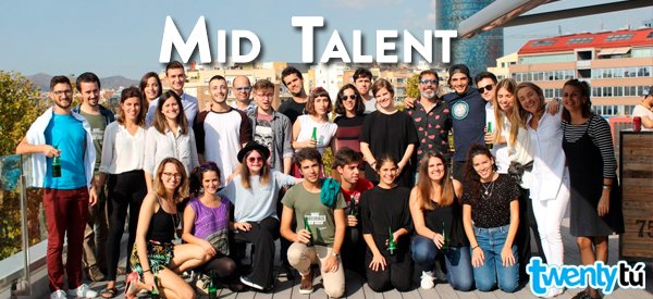 Twentytuhostel's tweet photo. Last week Twentytú hosted the second edition #MIDTalent by @MIDbarcelona. 20 young people, many ideas and the desire to create their own businesses. Talent power!  💪 https://t.co/MpIkpi7p5n https://t.co/15tXOQogWm