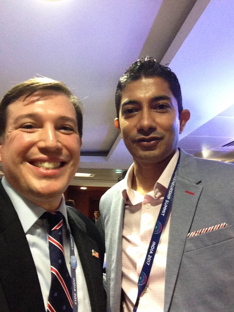 This morning at #GES2017 <a href="/ruralup/">Rural Up</a> has taken part in discussions on social media strategies and business incubator ecosystems.  <a href="/Kevin_R_Smith/">Kevin R. Smith</a> met with Hyderabad's T-Hub CEO Jay Krishnan <a href="/THubHyd/">T-Hub</a>. T-Hub is India's largest incubator for startups. <a href="/MSUInnovation/">MSU Innovation Center</a> @ThinkKentucky