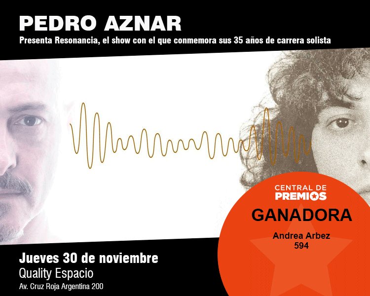 #Ganadora #PedroAznar