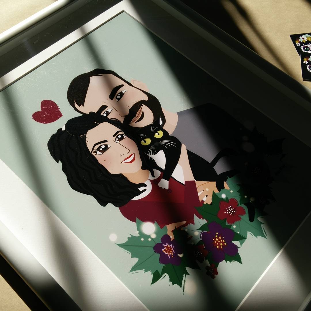 _MissMint's tweet photo. Buscas un regalo especial?#customportrait #customillustration #drawing Mas info en: https://t.co/vtCRiHDvVd https://t.co/uHpTR47rVH