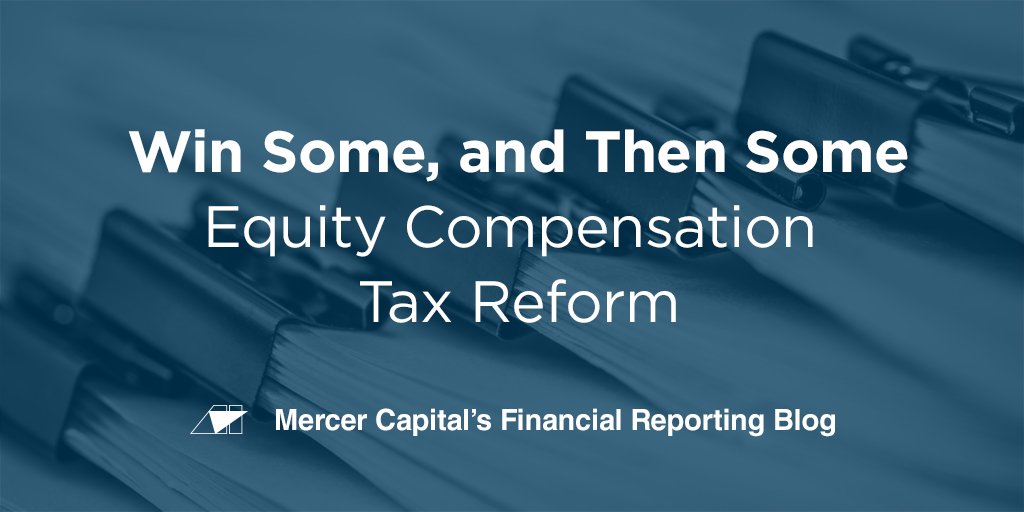 MercerFairValue's tweet image. #Equity &amp;amp; Executive Compensation Article of Note | @fredwilson’s “Don’t Tax Options And RSUs Upon Vesting!” is a response to provisions in the early Senate bill with a political call to arms. More: mer.cr/2jqeVU3