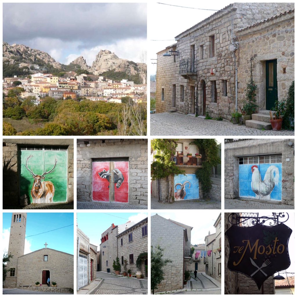 lauriesail's tweet image. Just discovered another pearl of #Gallura region of #Sardinia, #Aggius (ahjjoos), near #TempioPausania, delightful stone village with excellent local food.